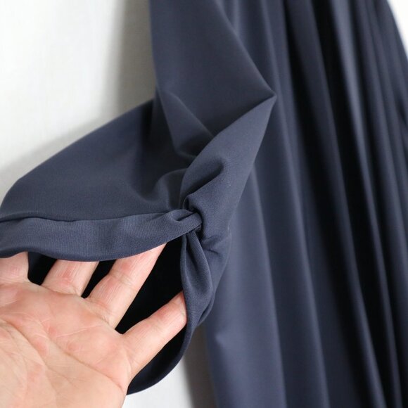 NWT Talbot Navy blue long flyaway Open Cardigan - Picture 2 of 9